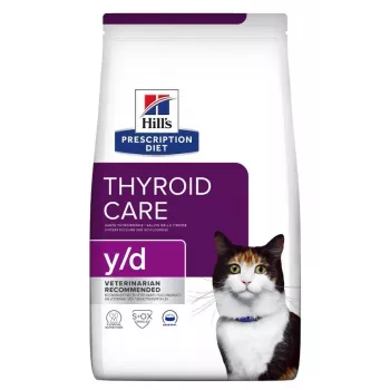 HILL'S Thyroid Care y/d - sausas kačių ėdalas - 3 kg