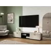 TV spintelė Cama Meble SOHO 180x43x37 cm kashmyro viršus, juodas rėmas