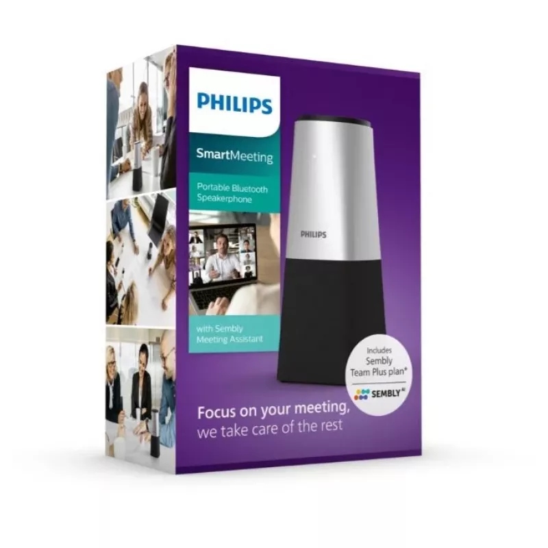 Philips PSE0540 Bluetooth konferencinis garsiakalbis Juoda, Pilka 5.0