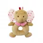 Barškutis TULILO 9362 rožinis drambliukas 18 cm kūdikio žaislas