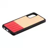 Apsauginis dėklas Samsung Galaxy S20 man and wood Miss Match Black – medžio ir polikarbonato gaubtelis