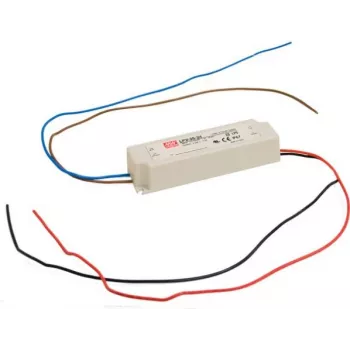 LED maitinimo šaltinis MEAN WELL LPV-35-24 Baltas 90-264V AC