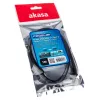 USB kabelis Akasa AK-CBUB46-10BK USB 3.2 Gen 2 1 m Juoda