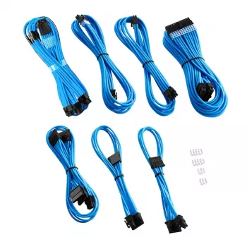 Kabelių rinkinys maitinimo šaltiniui CableMod C-Series PRO ModMesh RM Black Label Hellblau CM-PCSR-16P3KIT-NKLB-R