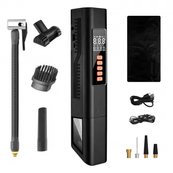 Extralink automobilinis dulkių siurblys su 2-in-1 kompresoriumi 12V USB
