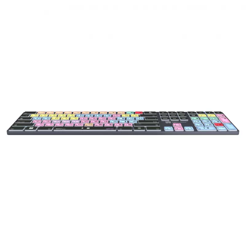 Mechaninio stiliaus pilno dydžio klaviatūra LogicKeyboard LKB-PT-TPC, USB + Bluetooth, QWERTZ vokiškas, juoda