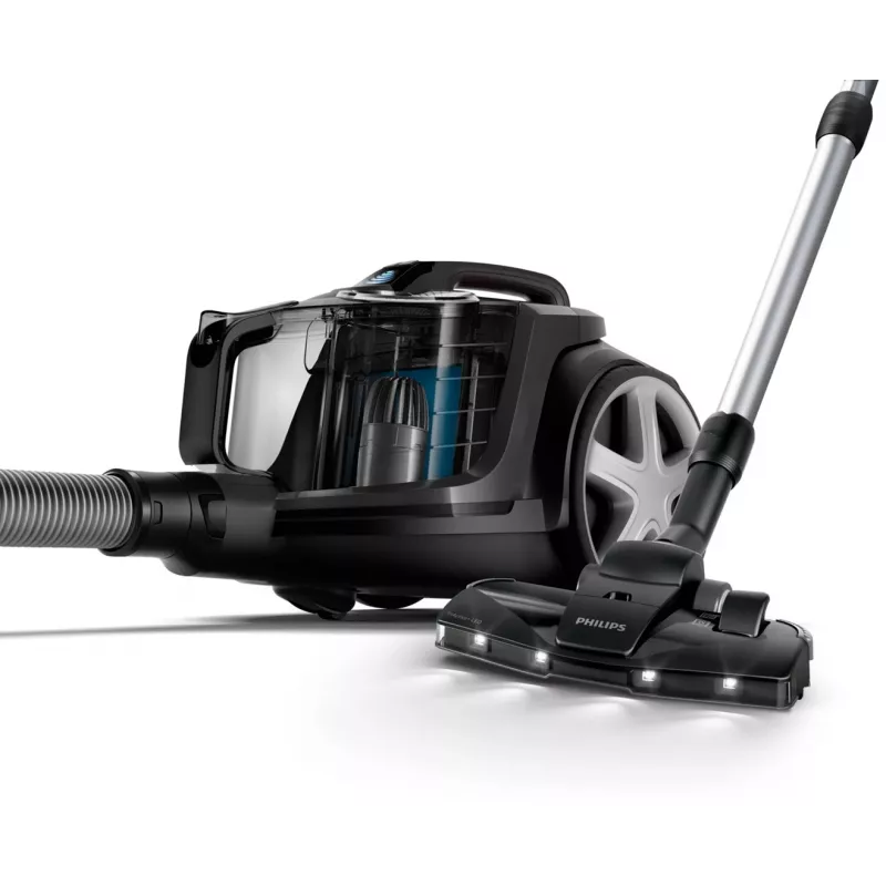 Cikloninis dulkių siurblys Philips PowerPro Expert FC9747/09 – 900 W, 2 L be maišelio, HEPA, juodas