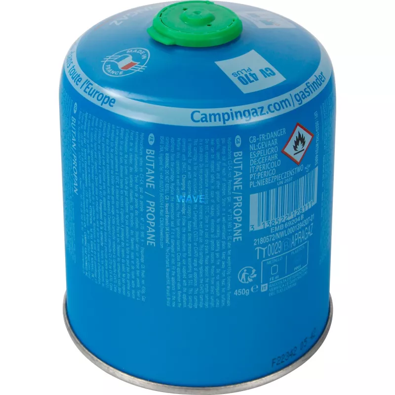 Campingaz CV 470 Plus dujų kartridžas su vožtuvu, 450 g