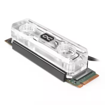 Alphacool HDX Apex M.2 2280 SSD vandens aušintuvas, akrilinis aRGB