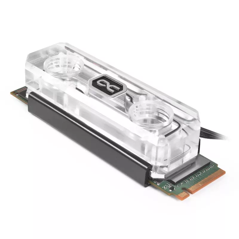 Alphacool HDX Apex M.2 2280 SSD vandens aušintuvas, akrilinis aRGB