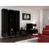 Cama TV stovas VIGO '180' 30/180/40 juodas/juodas blizgus