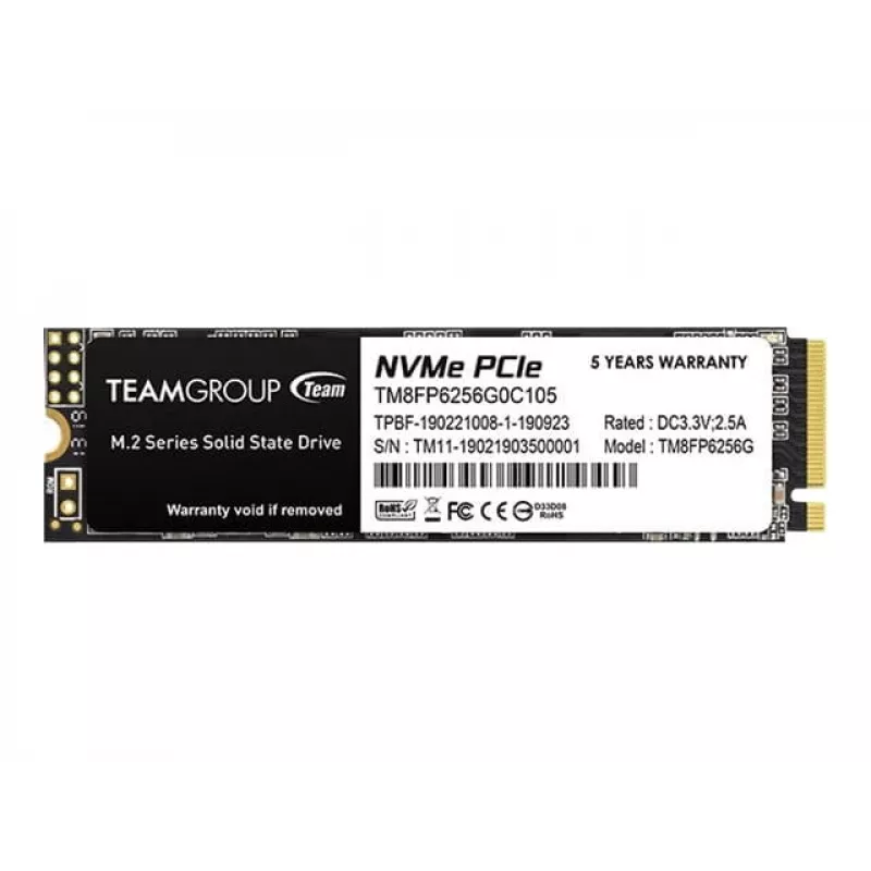 Team Group MP33 SSD 256 GB vidinis M.2 2280 PCIe 3.0 x4 (NVMe)