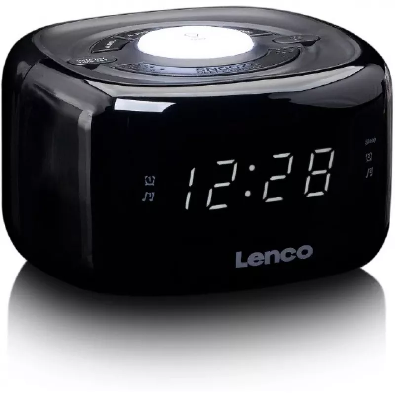 Lenco CR-12BK Radijas Laikrodis Skaitmeninis Juodas (CR-12)