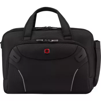 Portfelis Wenger Cosmic, 14–16 colių nešiojamam kompiuteriui (iki 40,64 cm), juodas