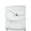 NeXtime klok 8125 Fancy Round, Ø43 cm, sieninis, baltas/sidabrinis