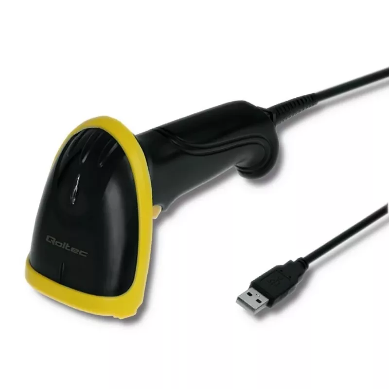 Rankinis brūkšninių kodų skaitytuvas Qoltec 50860