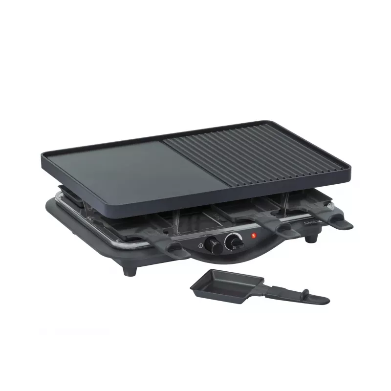 Raclette kepsninė Steba RC 28 8 asmenims 1400 W juoda chromuota
