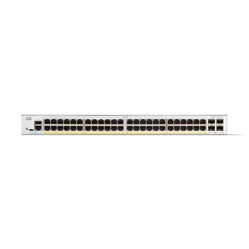 Valdomas jungiklis Cisco Catalyst 1300-48P-4X 48 prievadų GE PoE 4x10GE SFP+