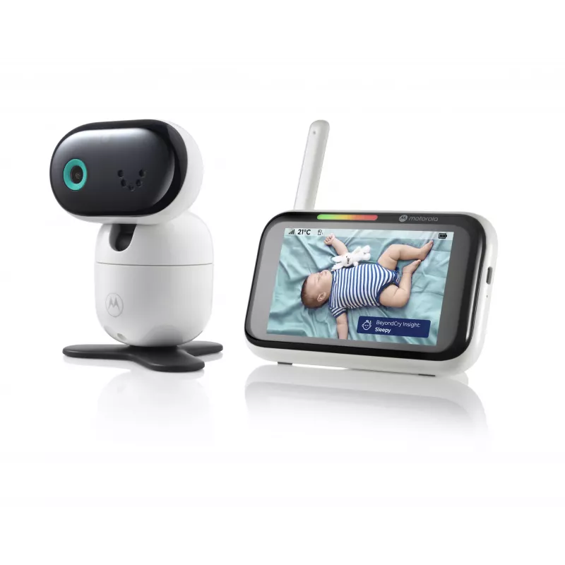 Motorola Solutions PIP1710 Connect 5 pasukamas ir pakreipiamas vaizdo kūdikio monitorius (120MOTOPIP1710C)