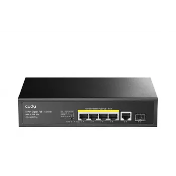 Cudy GS1005PTS1 tinklo jungiklis Gigabit Ethernet (10/100/1000) Power over Ethernet (PoE) juodas