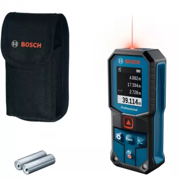 Lazerinis nuotolio matuoklis GLM 40-31 Professional (mėlyna/juoda, diapazonas 50 m, raudona lazerio linija)