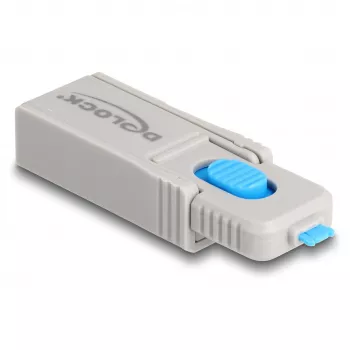 Prieigos raktas DeLOCK 20969 DisplayPort HDMI USB-A USB-C pilkas