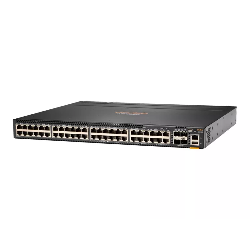 HPE Aruba 6300M jungiklis L3 valdomas 48x10/100/1000 (1 PoE+) 4x1/10/25/50 Gb SFP56 (aukštyn/rietimas)