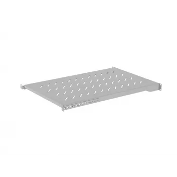 Serverinė lentyna LANBERG AK-1010-S 1U 483x700 mm pilka, 25 kg apkrova, 4 taškų montavimas