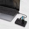 Qoltec 50310 Docking stotelė 2x SSD M.2 SATA NGFF USB Type C