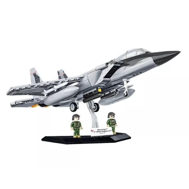 Cobi statybiniai blokeliai Boeing F-15EX Eagle II modelio rinkinys COIB-5900, kolekcinis mastelio konstravimo rinkinys