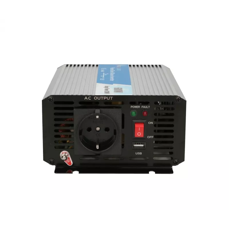 Įtampos keitiklis Extralink OPIP-600W 12V 600W grynas sinusas
