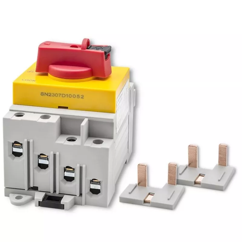 Qoltec 52611 nuolatinės srovės izoliatorius su užrakinimo funkcija | Pagrindinis jungiklis | 1200V | 32A | 8kV | 4P