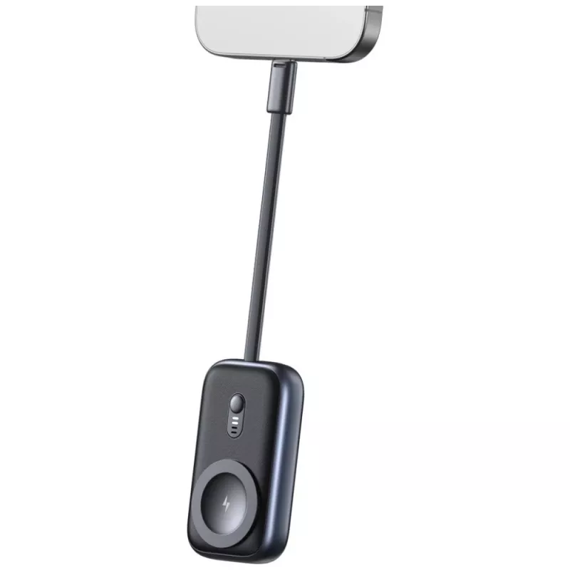 Usams CD245 2v1 indukcinis kroviklis Apple Watch su 1200mAh powerbanku ir USB-C laidu