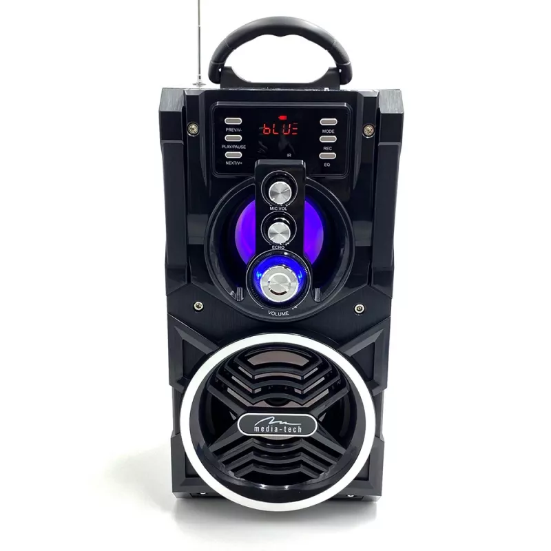 Nešiojamas stereo garsiakalbis Media-Tech PARTYBOX BT MT3150 Juodas