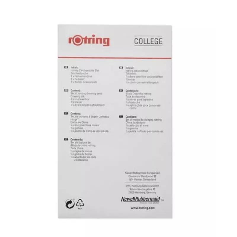 Fineliner rašiklių rinkinys Rotring College S0699380