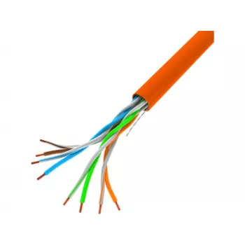 Tinklo kabelis Lanberg LCU5-10CC-0305-O U/UTP Cat5 305m Oranžinis