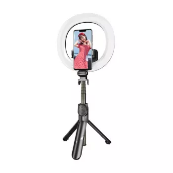Puluz TBD0595696701A lazdos trikojis su integruotu LED žiediniu apšvietimu