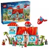 LEGO rinkinys Disney 43268 Paplūdimio namas – modulinis namas, 834 detalės, 5 minifigūrėlės, nuo 9 metų