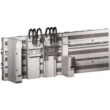 Adapter Rittal 9635.210 elektros jungikliams, poliamido korpusas, šviesiai pilka, 45 mm pločio