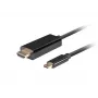 Lanberg USB-C į HDMI laidas, 0,5 m, 4K/60Hz, juodas
