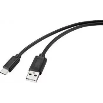 USB laidas Renkforce RF-4699378 juodas
