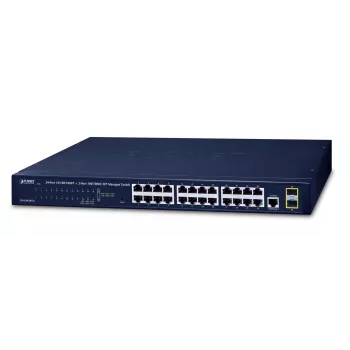 Valdomas L2 gigabito eterneto komutatorius PLANET GS-4210-24T2S