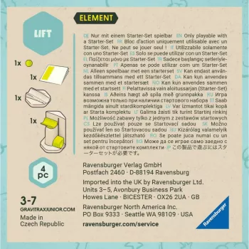 Ravensburger GraviTrax Junior Element Lift – keltuvas takeliui, plėtinys