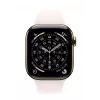 Išmanusis laikrodis Apple Watch Series 11 GPS + Cellular 42mm Auksinis titano korpusas Šviesiai rožinis sportinis dirželis M/L