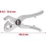 Žarnų pjoviklis KS Tools 222.2060 žarnoms Ø 6–25 mm