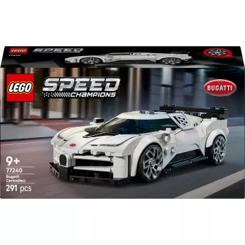 LEGO Speed Champions Bugatti Centodieci 77240 – 291 dalių, 1 minifigūrėlė, nuo 9 m.