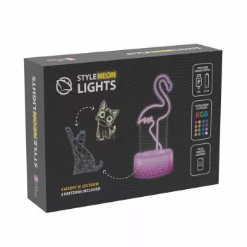 Stalinė dekoratyvinė LED lempa MANTA SNL119RGB RGB 3D gyvūno formos šviestuvas interjero apšvietimui