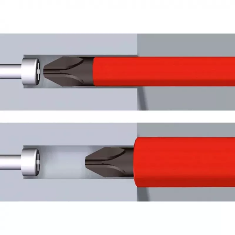Atsuktuvų rinkinys wiha 41157 LiftUp Electric, izoliuotas raudonas/geltonas, 7 vnt.