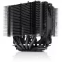 Procesoriaus aušintuvas Noctua NH-D9L CHROMAX.BLACK — 92 mm ventiliatorius, 400–2000 RPM, 22,6 dB, matmenys 95×95×110 mm, svoris 531 g