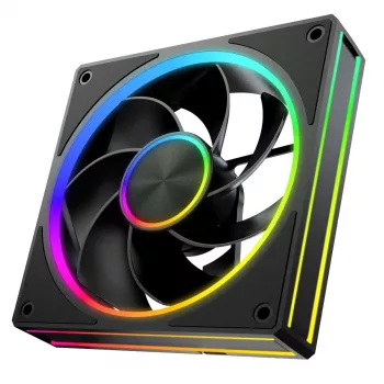 Korpuso ventiliatorius MODECOM VOLCANO LOOP 120 ARGB Reverse Fan Black 120 mm PWM 400–1400 RPM ARGB lizdas